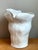 Vintage Biomorphic Sculptural White Ceramic Vase For Sale - Image 4 of 14