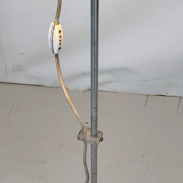 Metal Italian Orange Lucerna Floor Lamp from Guzzini, 1960s For Sale - Image 7 of 8