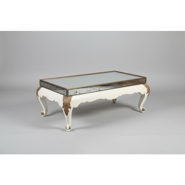 Antique Baroque Style Side or Coffee Table with Mirrored Top, 1890s For Sale - Image 17 of 17
