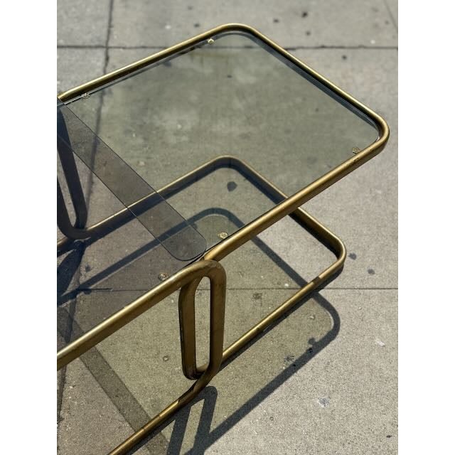 Coffee 1970's Baughman Style Nesting Tables/Coffee Table For Sale - Image 8 of 10