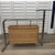 Modern Andrea Branzi for Zanotta, "Potto" Chrome Wicker Side Table Magazine Holder Rack For Sale - Image 3 of 8