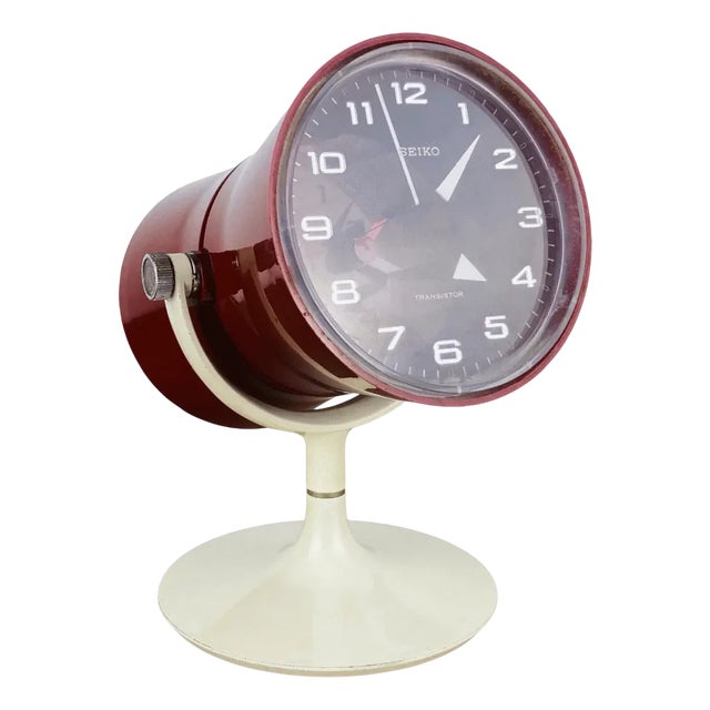 Space Age Table Clock from Seiko TTZ, 1970s For Sale