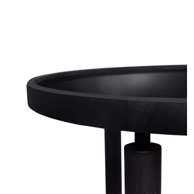 Collin Side Table Black from Collector For Sale - Image 4 of 5