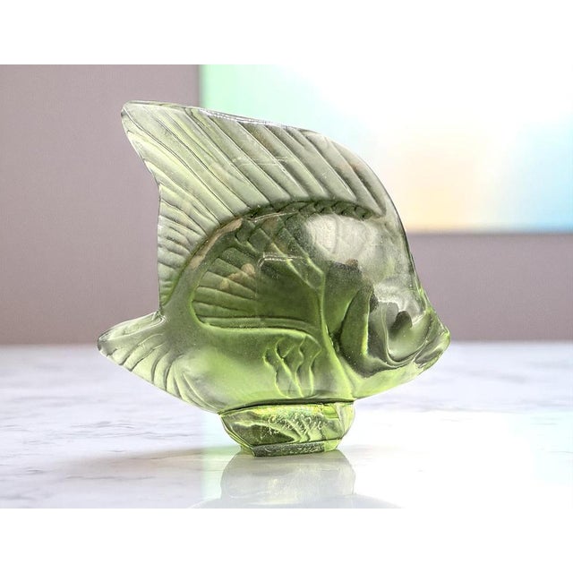 Glass Magic Fish by René Lalique for Lalique, 1990s For Sale - Image 7 of 10