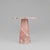 Pink Marble Cone Side Table from Kiwano Concept For Sale - Image 4 of 6