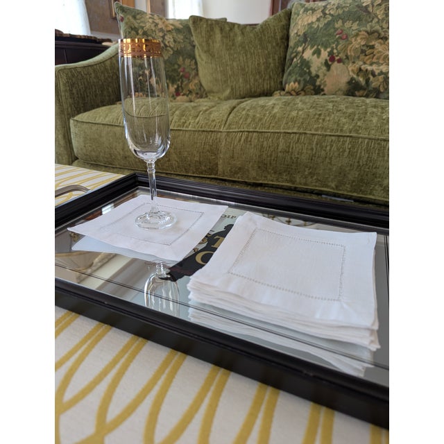 Late 20th Century Late 20th Century Linen Cocktail/Drink Coasters - Set of 12 For Sale - Image 5 of 6