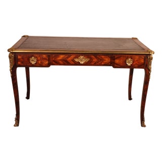 19th Century Louis XV Marquetry Desk For Sale