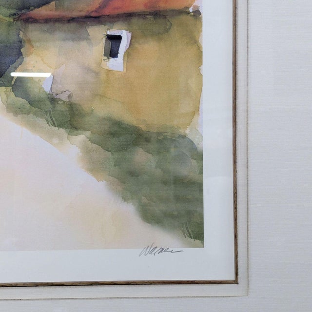 Transitional L. Wagner Signed Limited Edition “Sun’s Kiss I” Giclée by Lisa Violetto Designs, Framed For Sale - Image 3 of 9