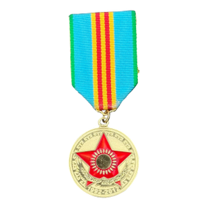 Rare Kazakhstan Special Forces 20th Anniversary Medal 1992-2012 Red Star Original Ribbon