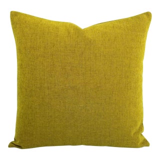 Arc Com Fabric Spirit in Kiwi Pillow Cover - 20" X 20" For Sale