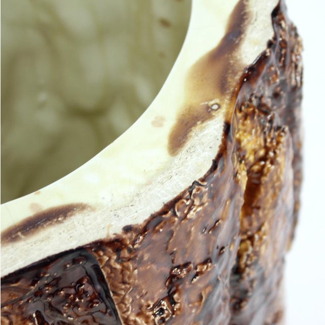 Large Life Size Majolica Sculpture by Gustavsberg, 1890s For Sale - Image 15 of 17