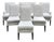 Designmaster Furniture Roland Upholstered Dining Chairs - Set of 8 For Sale