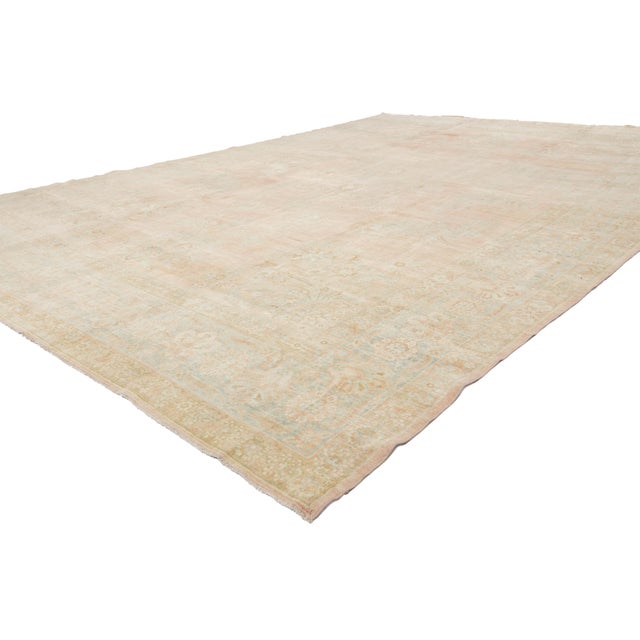 76890 Antique Persian Kerman Rug, 08'08 x 12'06. The Gilded Reverie: An Antique Persian Kerman Masterpiece of Ethereal...