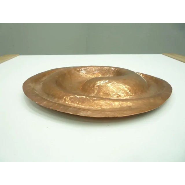 Postmodern Anthroposophic Copper Bowl from Rudolf Steiner School, 1930s For Sale - Image 3 of 10