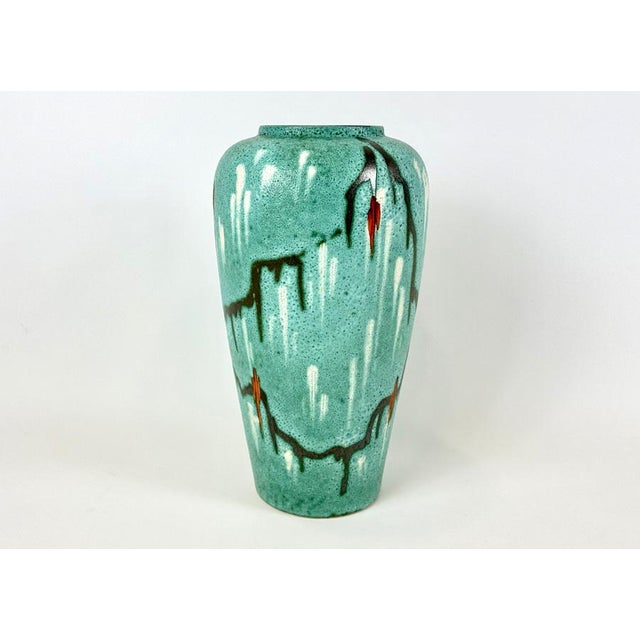 1960s Fat Lava Ceramic Floor Vase from Scheurich Keramik, 1960s For Sale - Image 5 of 10