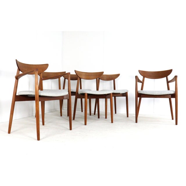 Chairs by Harry Østergaard for Randers Møbelfabrik, 1960s, Set of 6 For Sale - Image 11 of 18