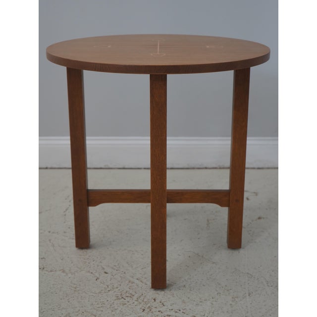 Age: C.2004 Details: Finish Number 35 High Quality Construction Nice Inlay Work Harvey Ellis Design Arts And Crafts Style...