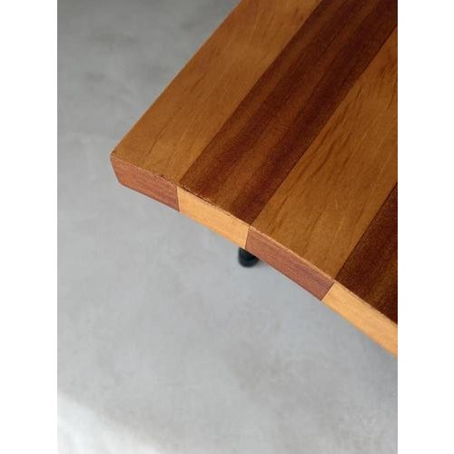Fan-Shaped Coffee Table with Inlaid Wood, 1950s For Sale - Image 16 of 17