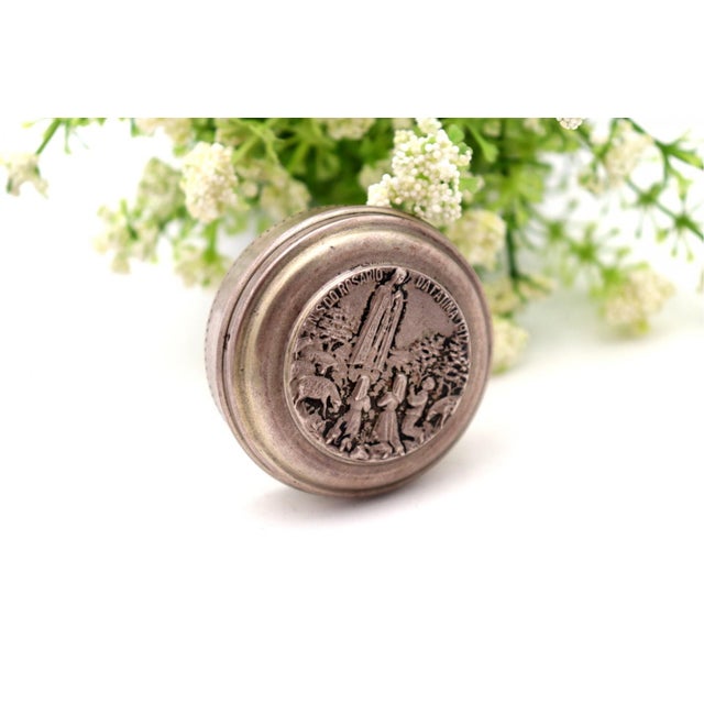 Silver Pill Box with Our Lady For Sale - Image 6 of 6
