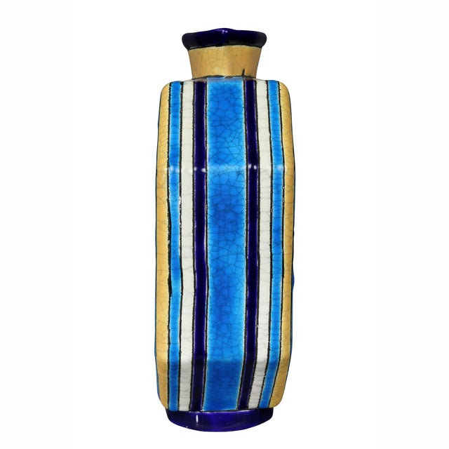 Longwy Art Deco Pottery Vase For Sale In Boston - Image 6 of 9