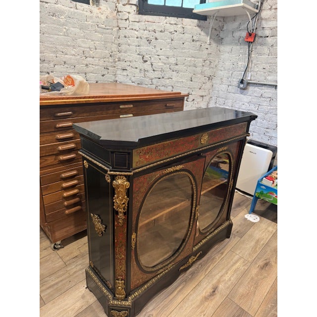 Antique French Napoleon III Boulle Marquetry Side Table C 1870 For Sale In Richmond - Image 6 of 7