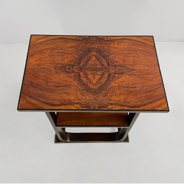 1930s Italian Art Deco Coffee Table in Wood, 1930s For Sale - Image 5 of 11