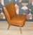 1960s Vintage Cocktail Chair in Caramel Skai Faux Leather, 1960s For Sale - Image 5 of 10