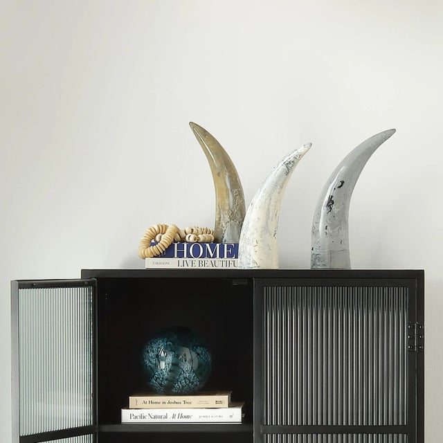 Jamie Young Cosmos Glass Balls in Teal - Set of 2 For Sale - Image 9 of 12