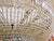 1990s Grand Schonbek 48" Diameter Petit Crystal Three Tier Flush Mount Chandelier For Sale - Image 9 of 15
