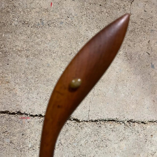 1960s Mid-Century Modern Carved Wood Egret Sculpture by K & P, 1960s For Sale - Image 5 of 10