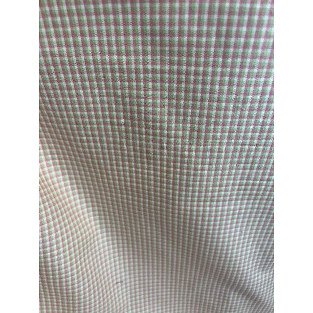 Brunschwig & Fils 8.75 Yards Brunschwig & Fils Pink and Green Plaid Fabric For Sale - Image 4 of 4