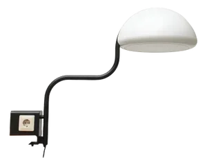 Mid-Century Italian Space Age Serpente Table Clamp Lamp by Elio Martinelli for Martinelli Luce