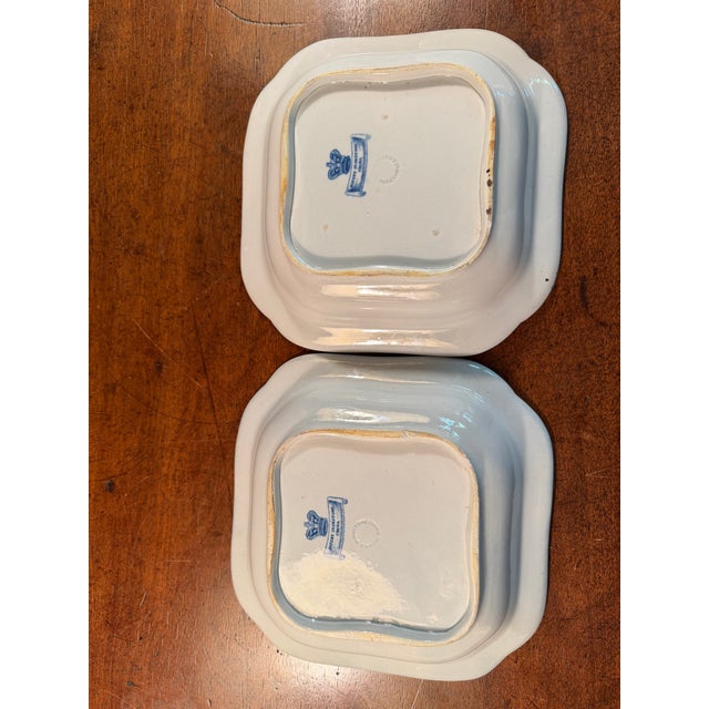 Mid 19th Century Mason's Patent Ironstone, Blue Willow and Chinoiserie , Vegetable Dishes - a Pair For Sale - Image 12 of 13