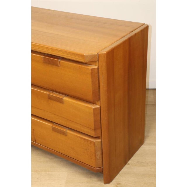 Vintage Elm Chest of Drawers, 1970 For Sale - Image 4 of 18