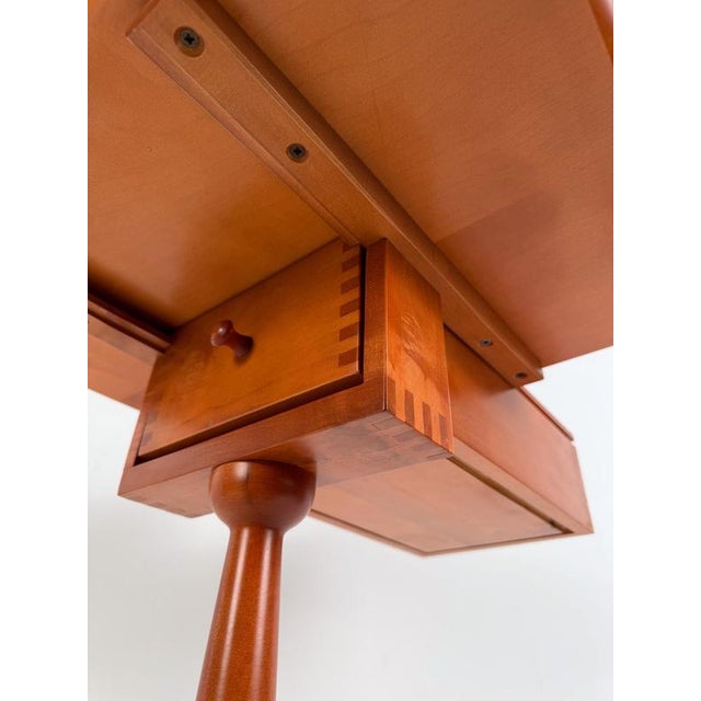 Side Tables in Cherry Wood by De Padova, 1980s, Set of 2 For Sale - Image 16 of 18