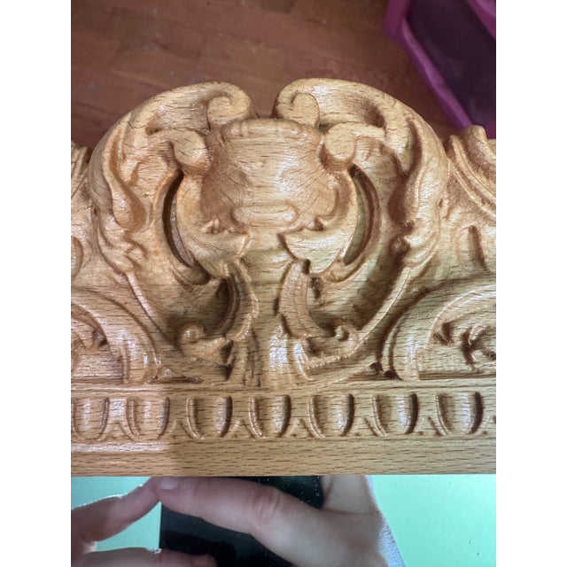Offered is a breathtaking, museum-quality Baroque wall mirror designed and masterfully hand-carved by renowned artisan...
