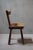 Vintage French Brutalist Wooden Chairs, 1950s, Set of 4 For Sale - Image 4 of 18
