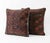 This beautiful 23'' x 24'' & 24'' x 24'' pillow cover set was made from authentic Turkish rug pieces. Bright colors of...