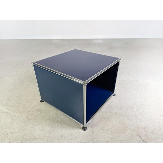 Sideboard in Steel Blue by Fritz Haller for Usm Haller For Sale - Image 6 of 9