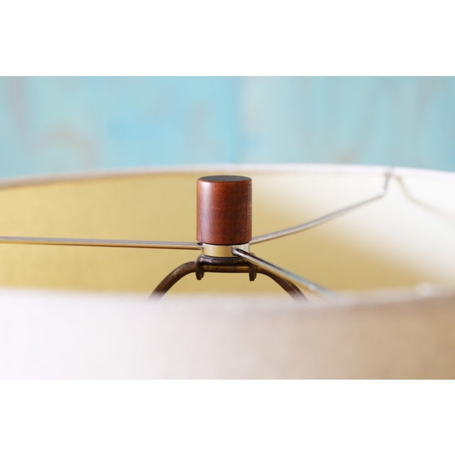 Wood Gordon and Jane Martz M41 Lamp for Marshall Studios Light Gray Blue White For Sale - Image 7 of 10