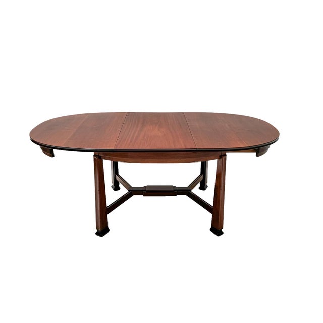 Art Deco Extendable Dining Room Table by Piet Kramer, 1920s For Sale - Image 9 of 17