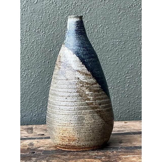 Ceramic Vintage Abstract Ceramic Vase For Sale - Image 7 of 12
