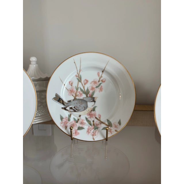 Fritz & Floyd Decorative Bird Plates- Set of 3 For Sale - Image 9 of 10