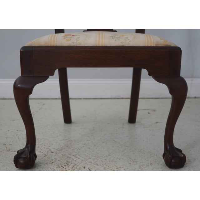Brown Pair of Henkel Harris Mahogany Dining Chairs For Sale - Image 8 of 18