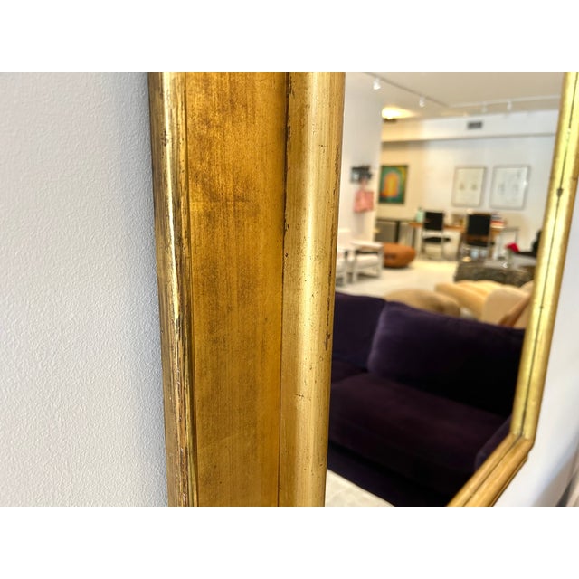 Gold Italian Gilt Wood Mirror For Sale - Image 8 of 12
