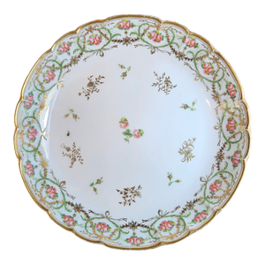 Early 19th Century Old Paris Porcelain Bowl, Marked "Nast"