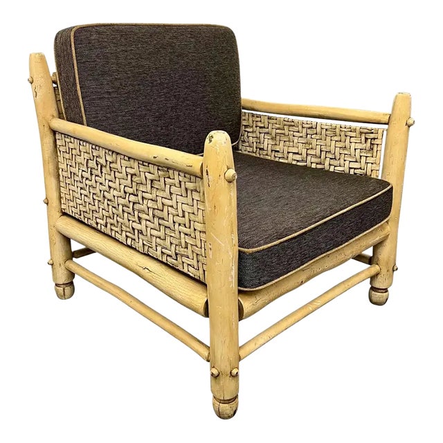 Early 20th Century Rustic Armchair For Sale