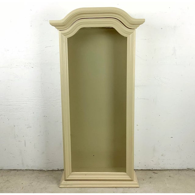 Early 20th Century Vintage Modern Wall Mount Arched Display Cabinet For Sale - Image 5 of 13