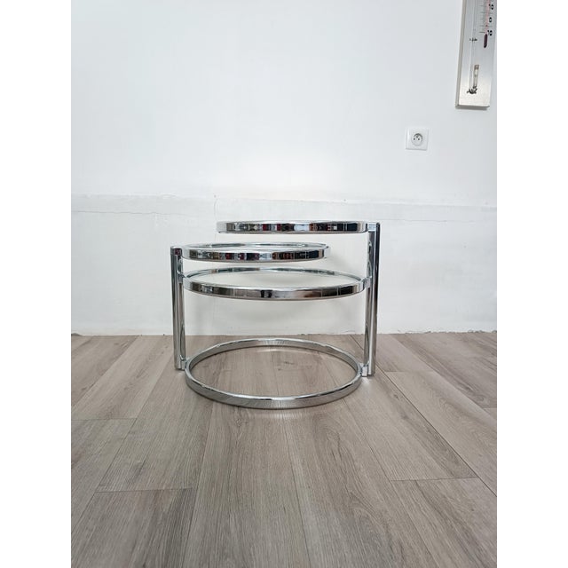 Side Table with Swivel Tops, 1980s For Sale - Image 9 of 9