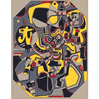 1947 Silkscreen "A Pica of T" by Steve Wheeler For Sale